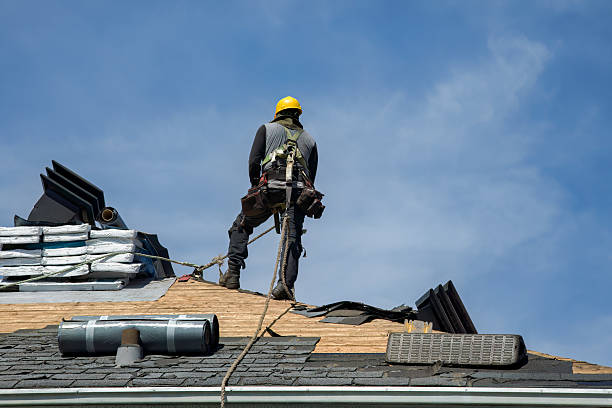 Professional Roof Replacement technician working in Wyatt, IN